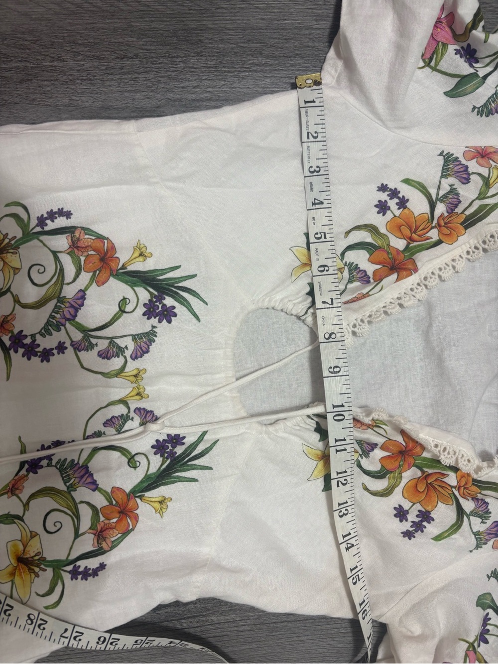 FARM Rio White Maxi Dress with Multicolor Floral Embroidery - Picture 7 of 11